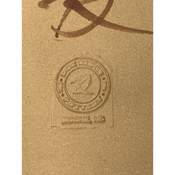 Doe Ridge Pottery Tray Mountain Scene Drip Glaze Signed Modern Artisan Handmade - Picture 7 of 13